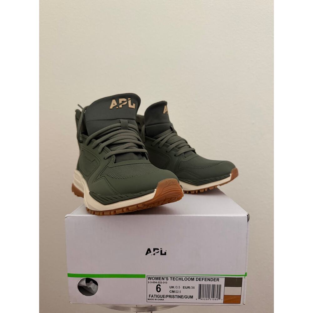 New APL women’s techloom defender sneakers fatigue green pristine - Picture 3 of 6
